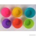 Armanicke Silicone Muffin Cups 12 Pack - 6 Vibrant colours Reusable Non-Stick Heat Resistant Cupcake Molds-FDA Approved Baking Liners- BPA-Free Professional Food Grade Baking Mold-Rainbow Dessert Cups - B074S2KG93